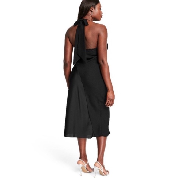 NWT! SOLD OUT STYLE! Flattering Target CUSHNIE Black Slip Dress LIMITED EDITION - Picture 4 of 13
